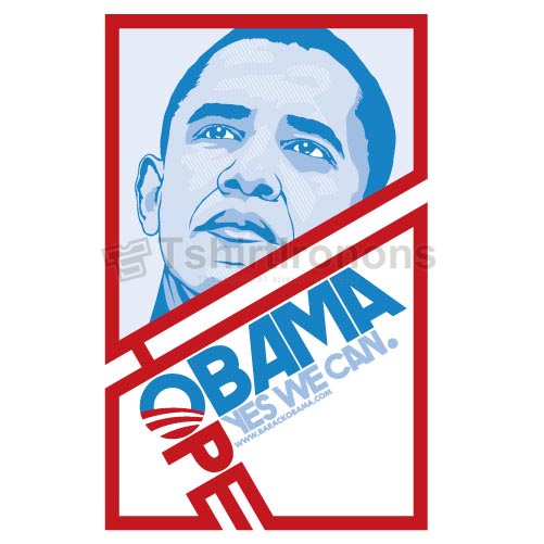 Obama T-shirts Iron On Transfers N6242